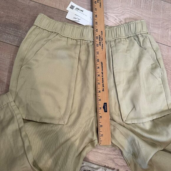 ZARA WOMENS SMALL GREEN PULL ON PANTS NEW - Picture 5 of 11